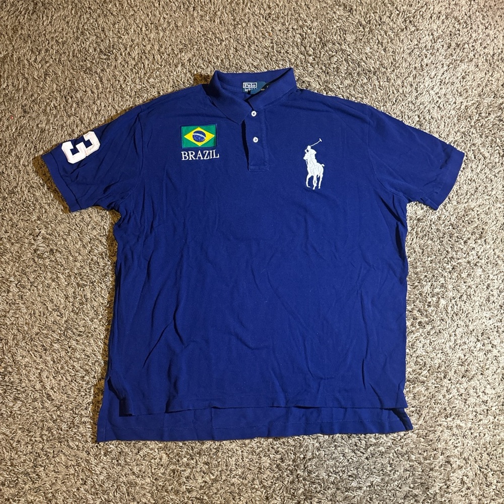Polo by Ralph Lauren Brazil #3 Big pony Men’s XXL